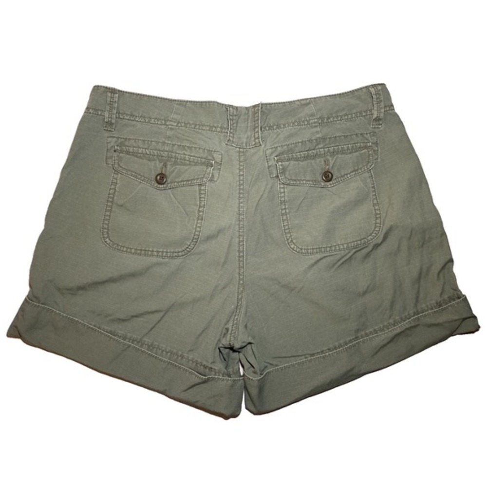 Polo Ralph Lauren Women's Green Cuffed Cargo Shorts - 10 - Picture 4 of 5